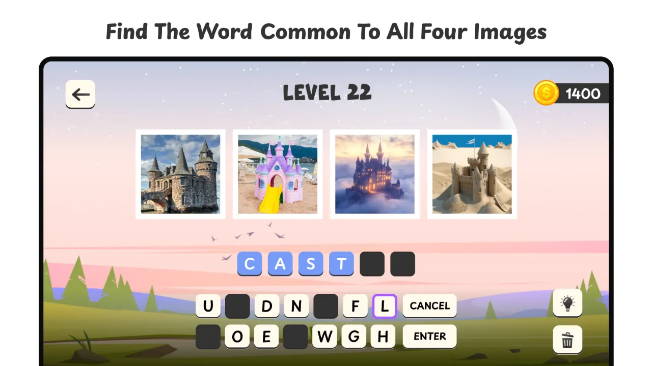 4 Pics 1 Word – Picture Puzzle gameplay