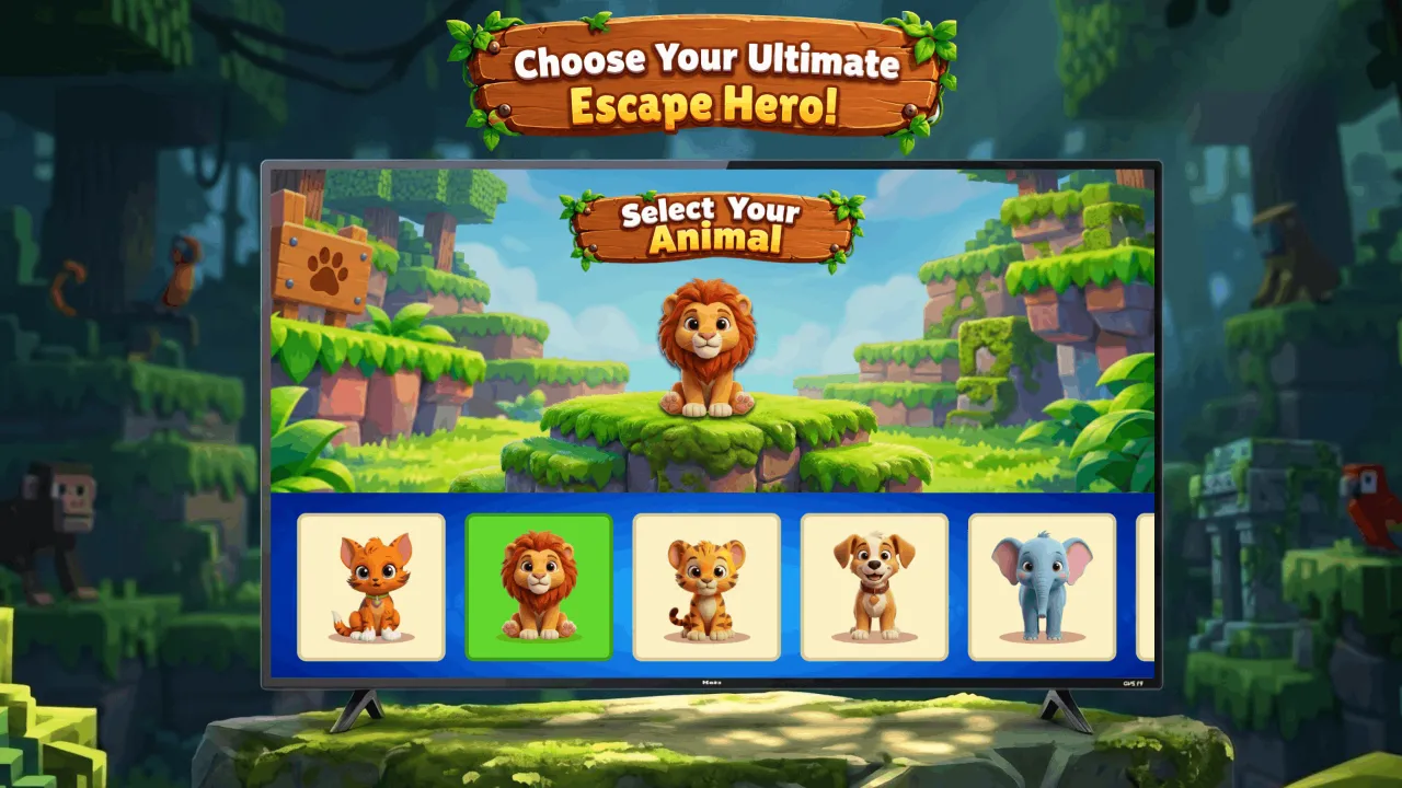 Animal Run – Animal Escape Game gameplay