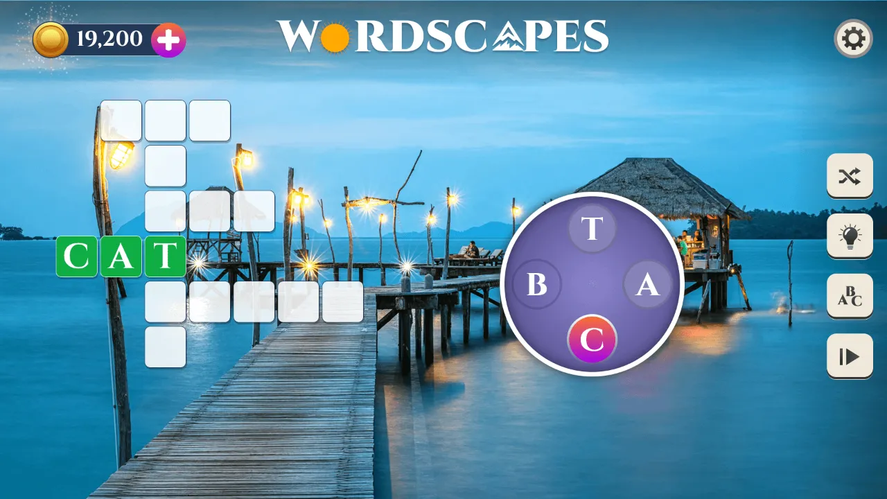 Wordscapes gameplay